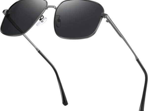 XXL Oversized Polarized Aviator Sunglasses (for men with large head sizes; 158mm wide frame; UV400 protection)