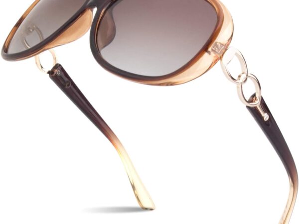 Oversized Sunglasses for Women Trendy Fashion Polarized UV400 Ladies Shades