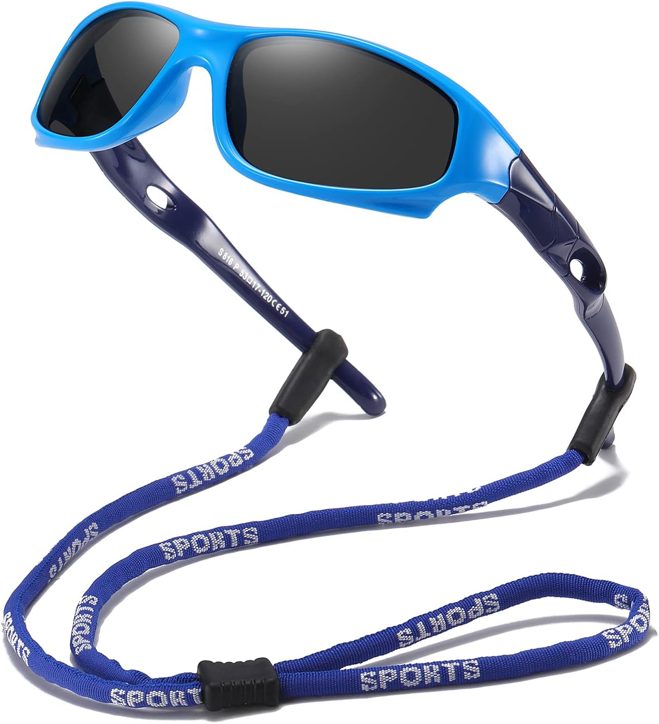 3-Pack flexible polarized sunglasses for boys (includes strap); suitable for ages 3–10 - Image 2