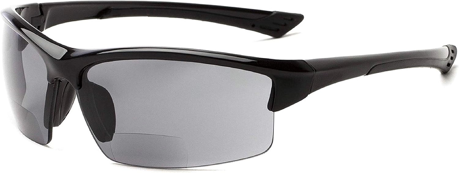 Bifocal Reading Sunglasses (Sporty wrap-around design)