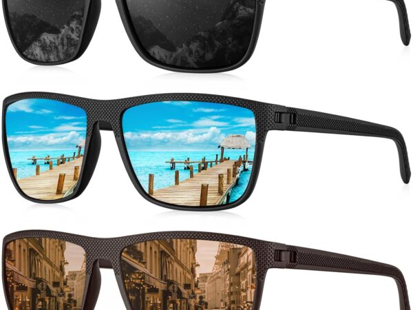 Men's polarized sunglasses (lightweight, UV-blocking; suitable for driving, fishing, and golf)